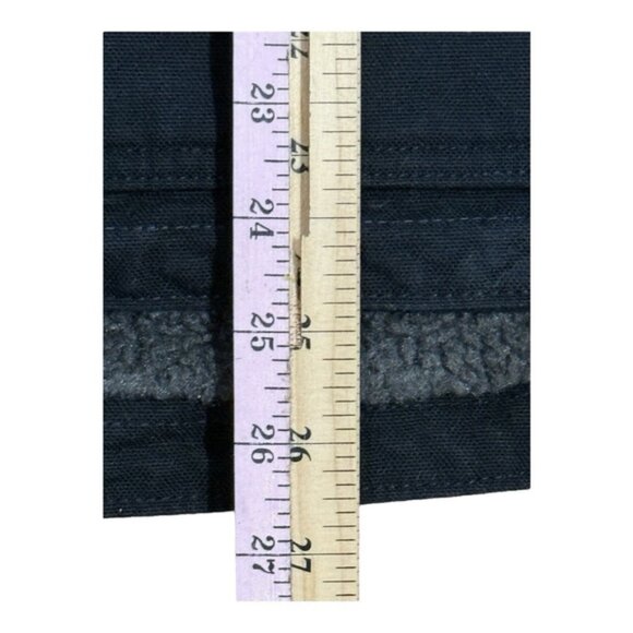 Carhartt Vest Mens 2XL Black Canvas Pile Fleece Sherpa Lined Outdoors - Picture 4 of 11